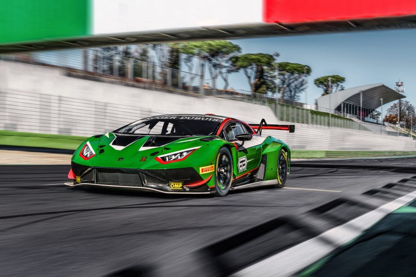 2023 Lamborghini Huracán GT3 EVO2 - Front Three-Quarter Wallpaper 850x567 #2