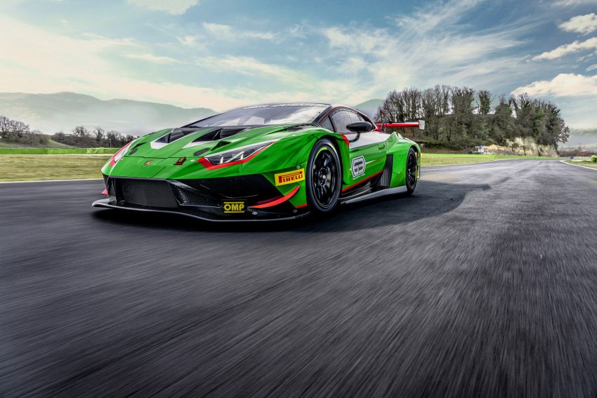 2023 Lamborghini Huracán GT3 EVO2 - Front Three-Quarter Wallpaper 850x567 #3