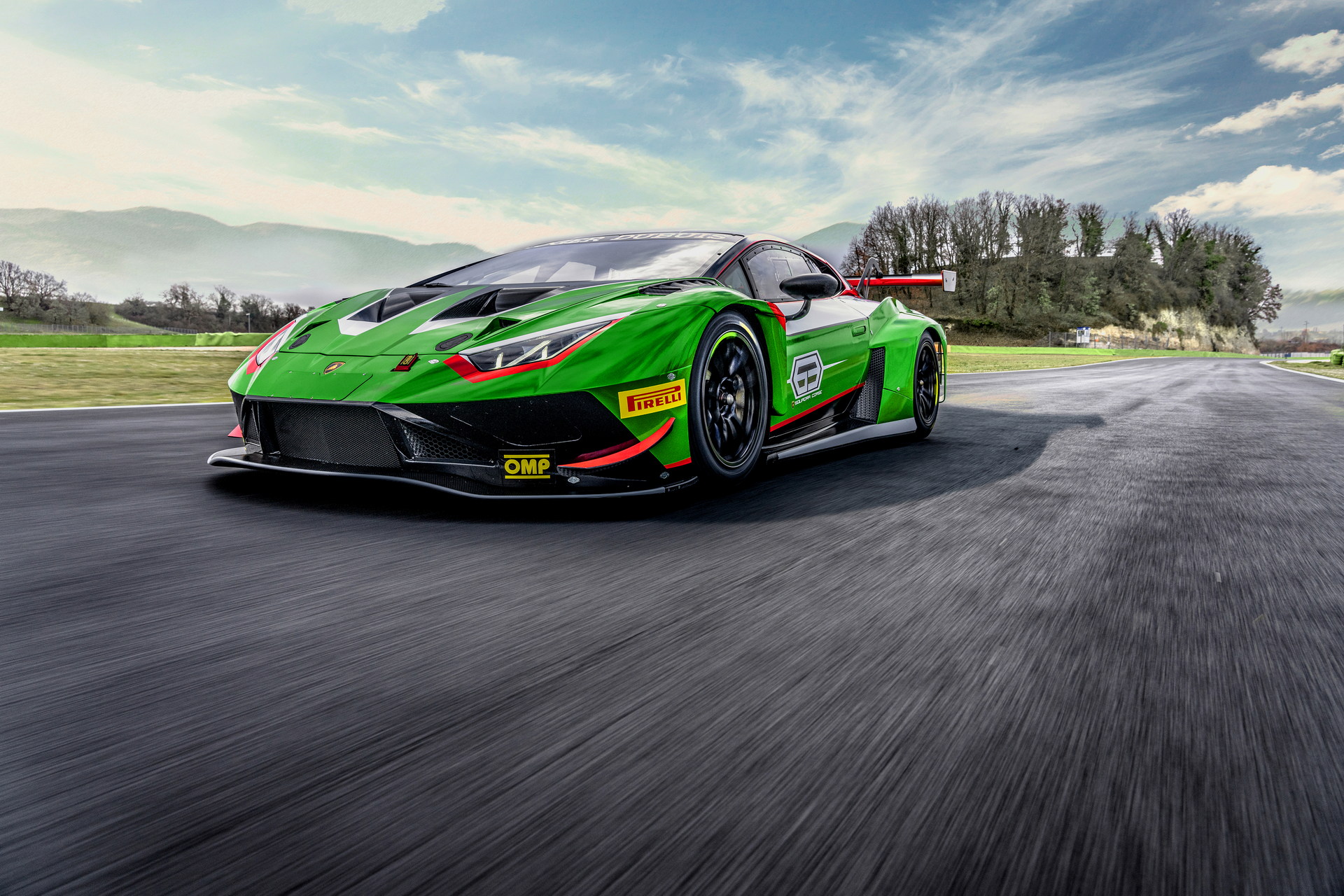 Download 2023 Lamborghini Huracán GT3 EVO2 - Front Three-Quarter HD Wallpaper 1920x1280 #3