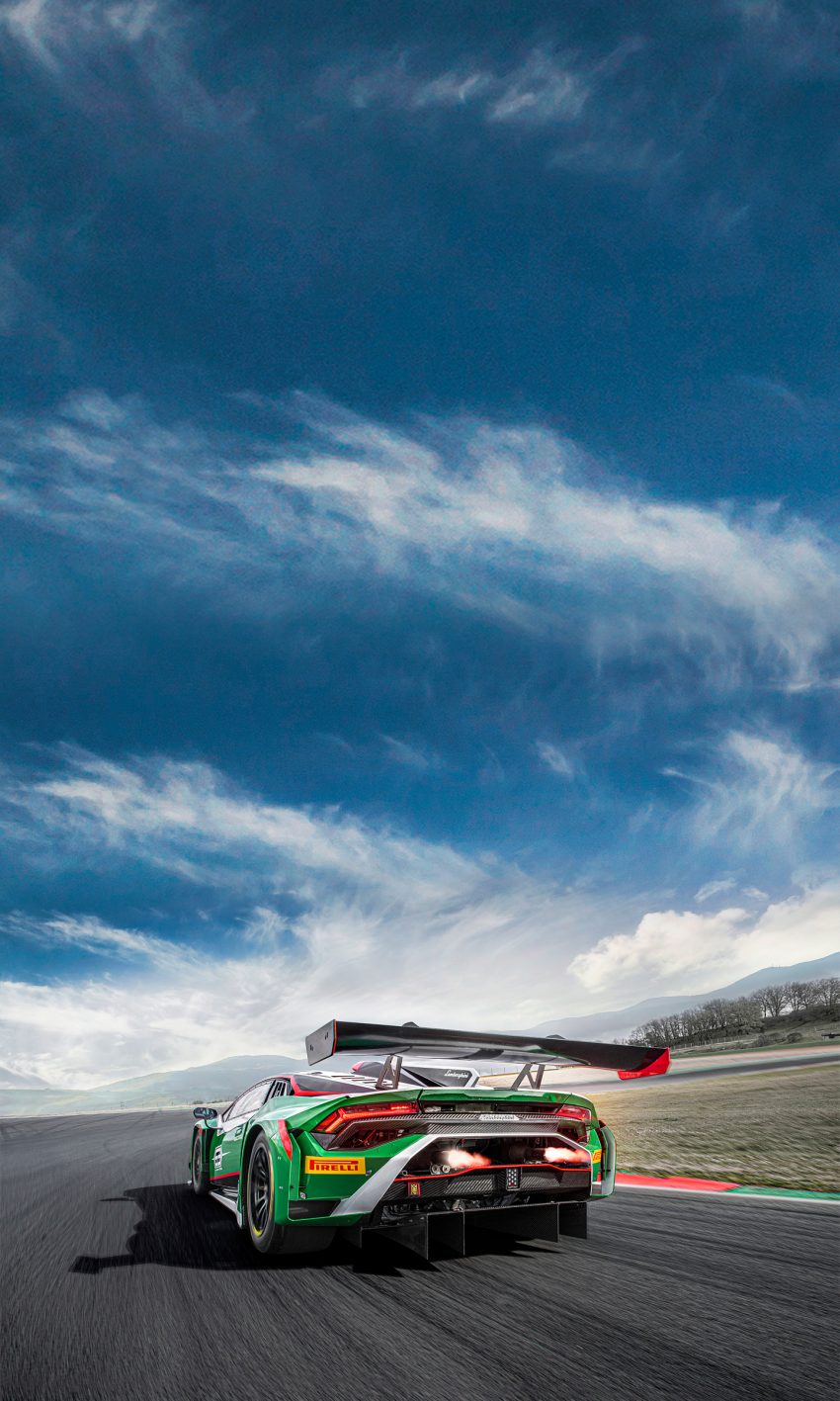 2023 Lamborghini Huracán GT3 EVO2 - Rear Phone Wallpaper 850x1417 #10