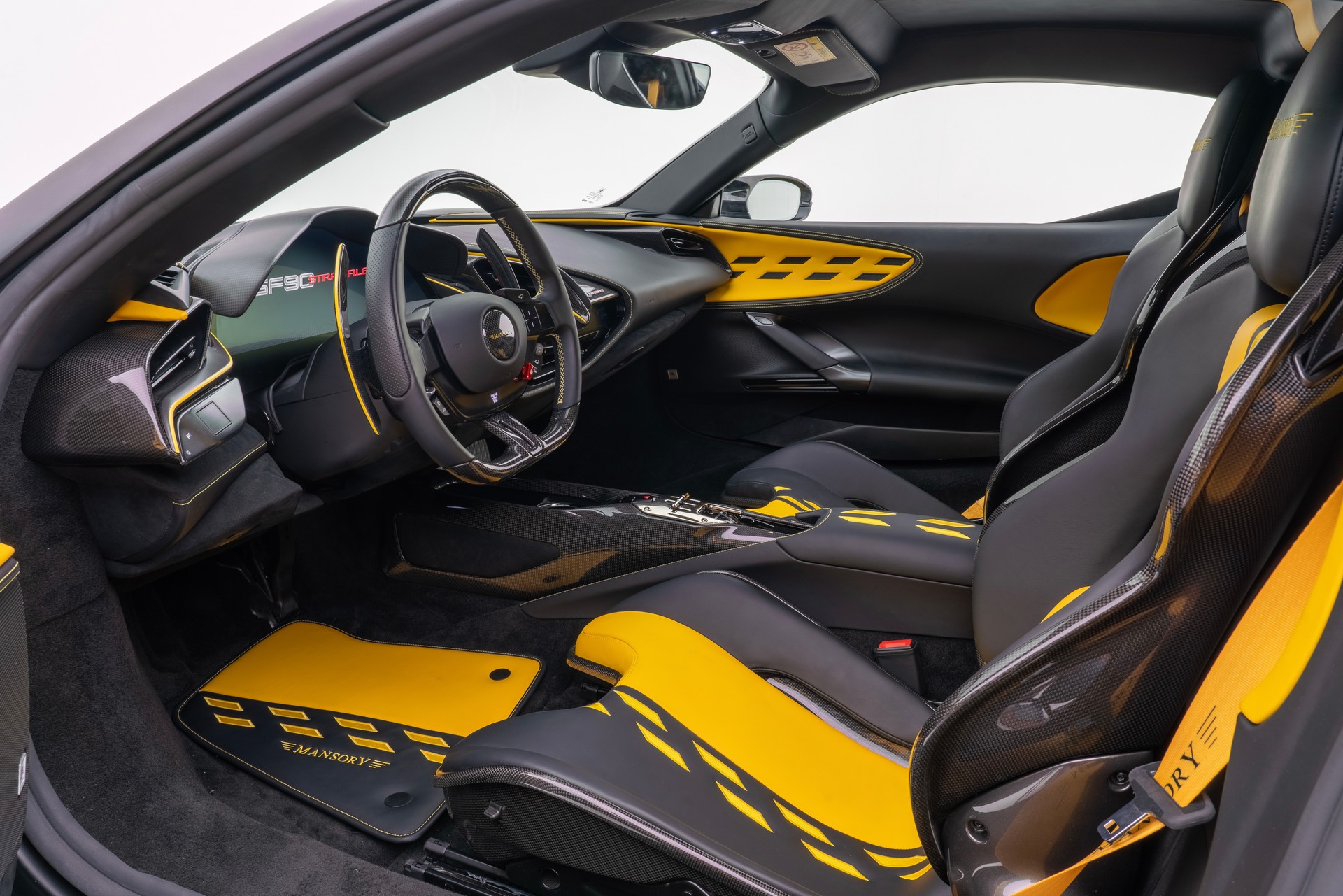 Download 2022 Mansory F9XX based on Ferrari SF90 - Interior HD Wallpaper 1920x1281 #22