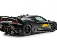 2022 Mansory F9XX based on Ferrari SF90 - Rear Three-Quarter Wallpaper 190x150