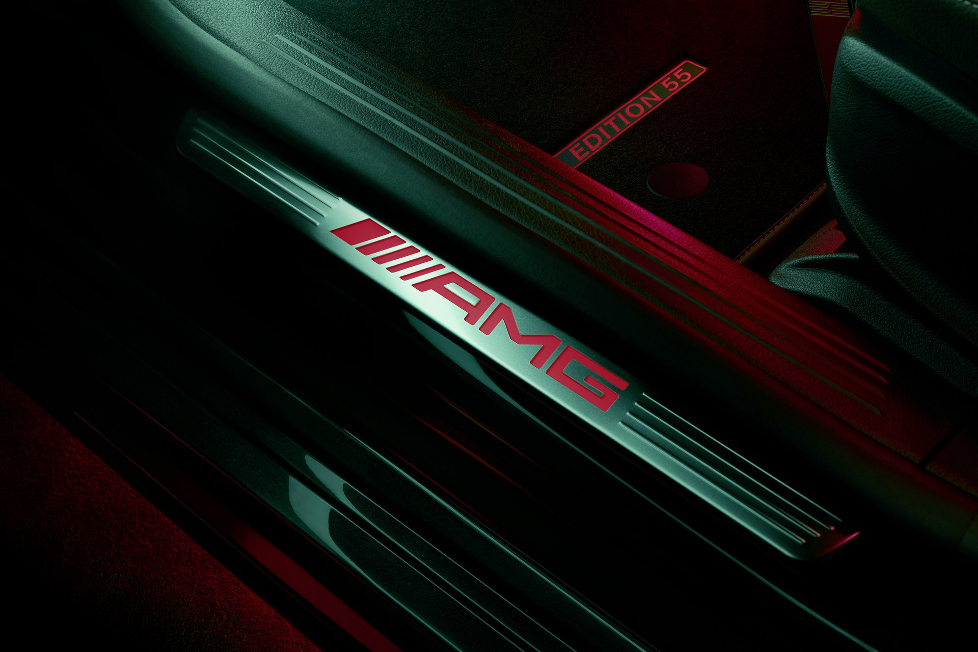 Download 2022 Mercedes-AMG CLA 45 S 4Matic Edition 55 - Door Sill HD Wallpaper 1920x1280 #4