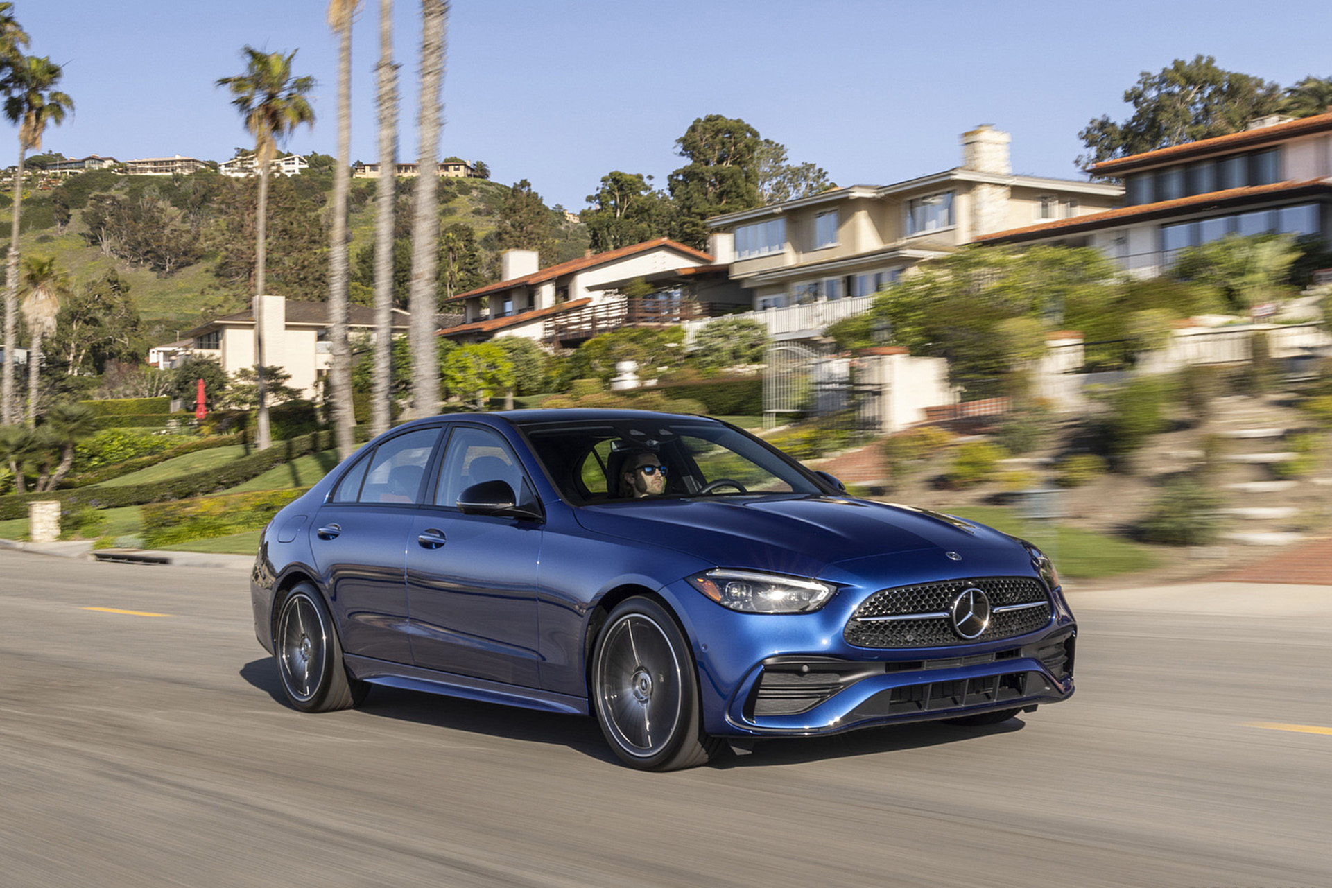 Download 2022 Mercedes-Benz C 300 4Matic - US version - Front Three-Quarter HD Wallpaper 1921x1281 #15
