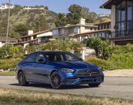 2022 Mercedes-Benz C 300 4Matic - US version - Front Three-Quarter Wallpaper 190x150