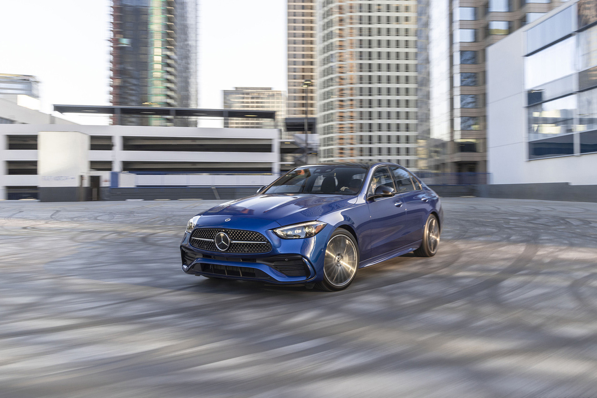 Download 2022 Mercedes-Benz C 300 4Matic - US version - Front Three-Quarter HD Wallpaper 1921x1281 #29