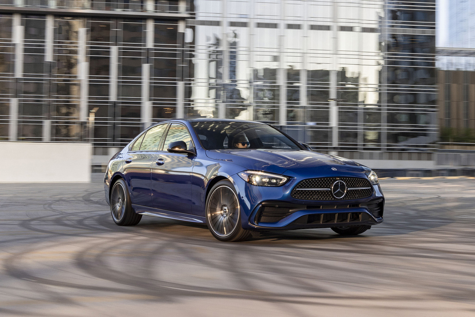 Download 2022 Mercedes-Benz C 300 4Matic - US version - Front Three-Quarter HD Wallpaper 1921x1281 #30