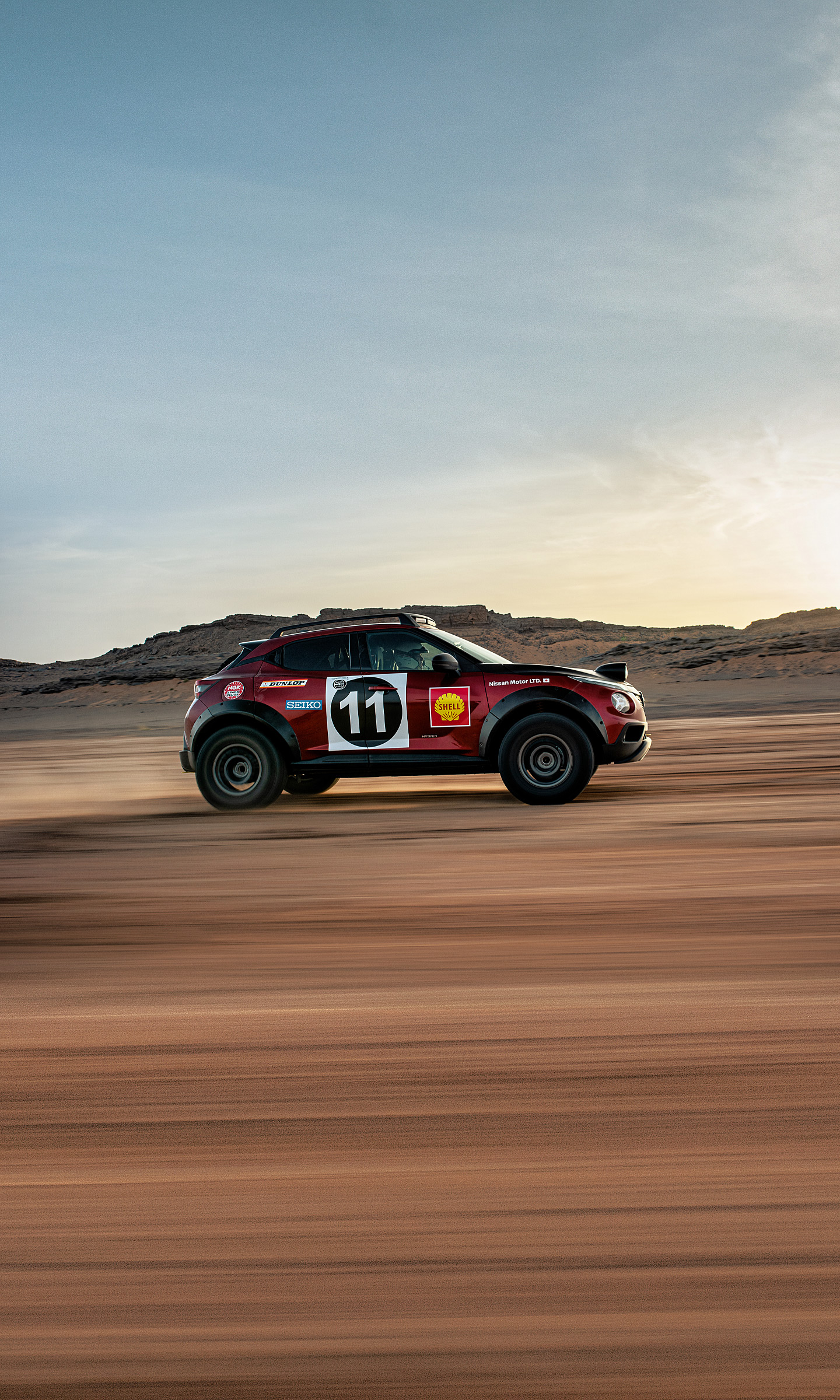 Download 2022 Nissan Juke Hybrid Rally Tribute Concept - Off-Road HD Phone Wallpaper 1440x2400 #17
