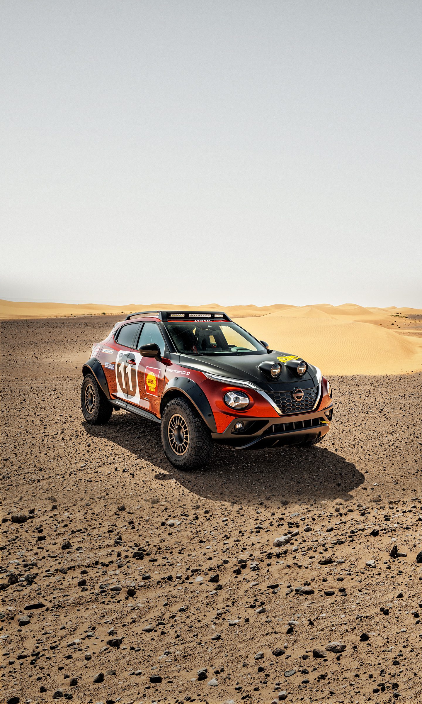 Download 2022 Nissan Juke Hybrid Rally Tribute Concept - Off-Road HD Phone Wallpaper 1440x2400 #18