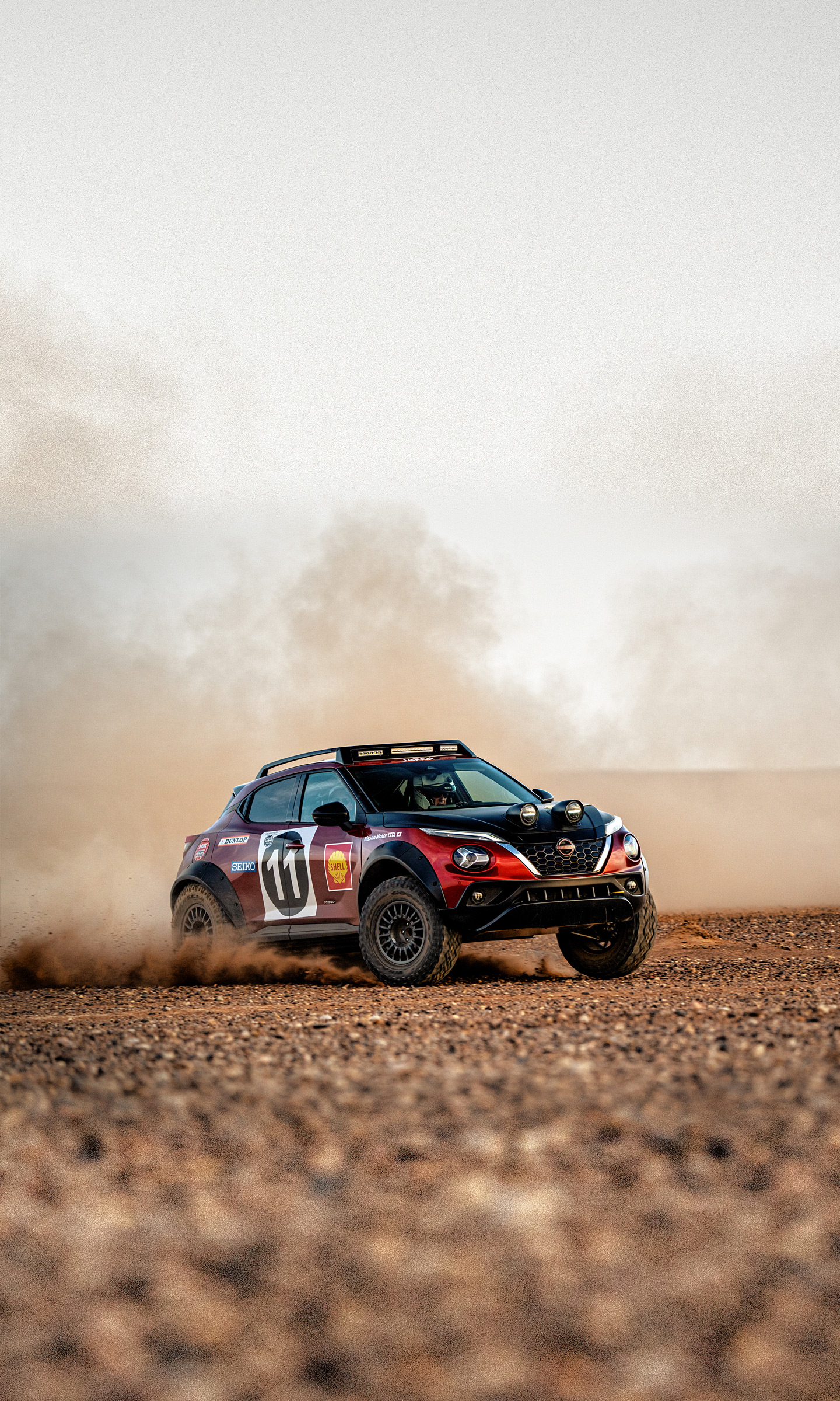 Download 2022 Nissan Juke Hybrid Rally Tribute Concept - Off-Road HD Phone Wallpaper 1440x2400 #14