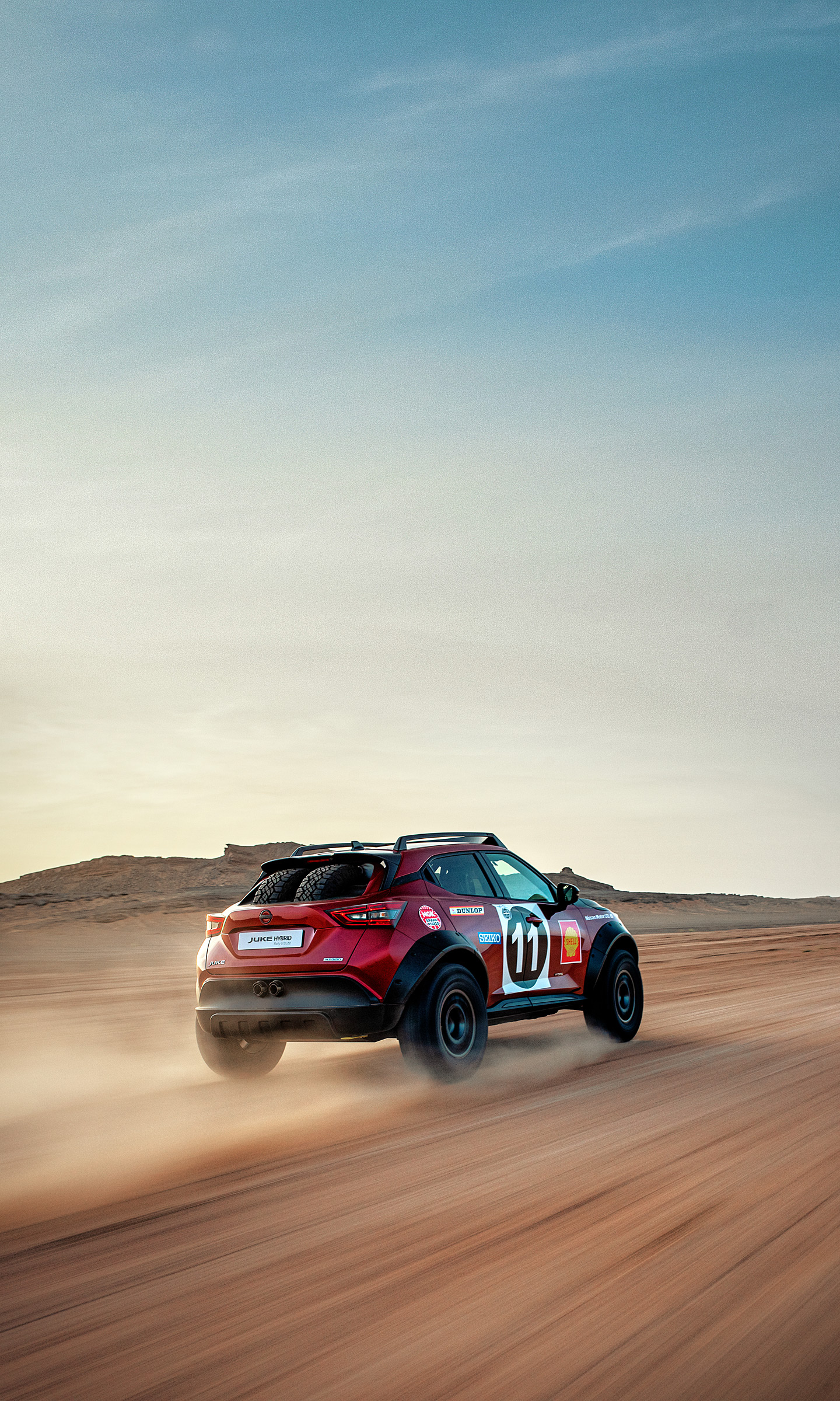 Download 2022 Nissan Juke Hybrid Rally Tribute Concept - Off-Road HD Phone Wallpaper 1440x2400 #15