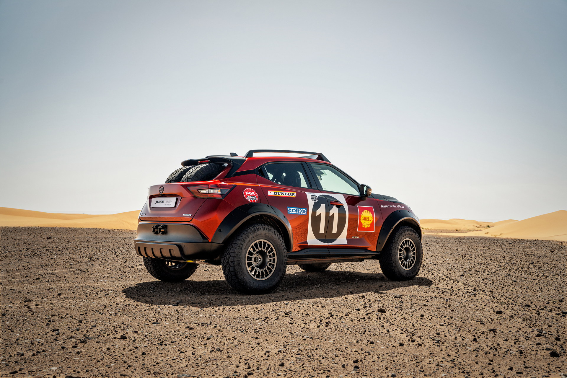 Download 2022 Nissan Juke Hybrid Rally Tribute Concept - Rear Three-Quarter HD Wallpaper 1920x1280 #44