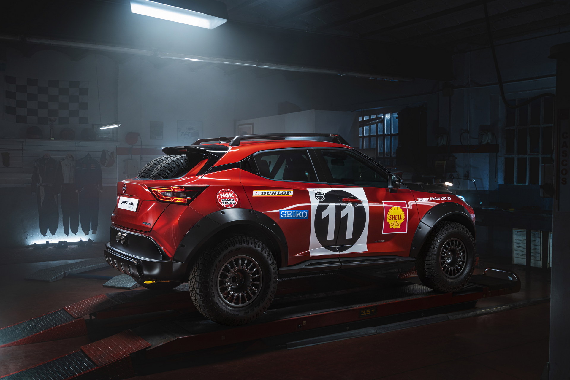 Download 2022 Nissan Juke Hybrid Rally Tribute Concept - Rear Three-Quarter HD Wallpaper 1920x1281 #52