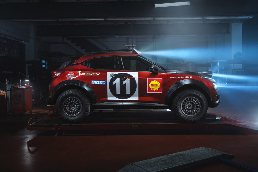 2022 Nissan Juke Hybrid Rally Tribute Concept - Side Wallpaper 850x567 #54