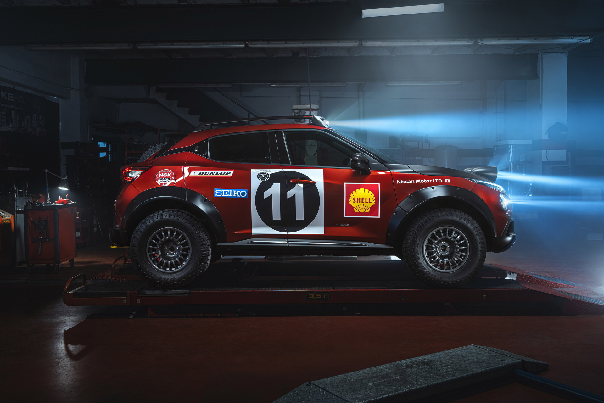 Download 2022 Nissan Juke Hybrid Rally Tribute Concept - Side HD Wallpaper 1920x1281 #54
