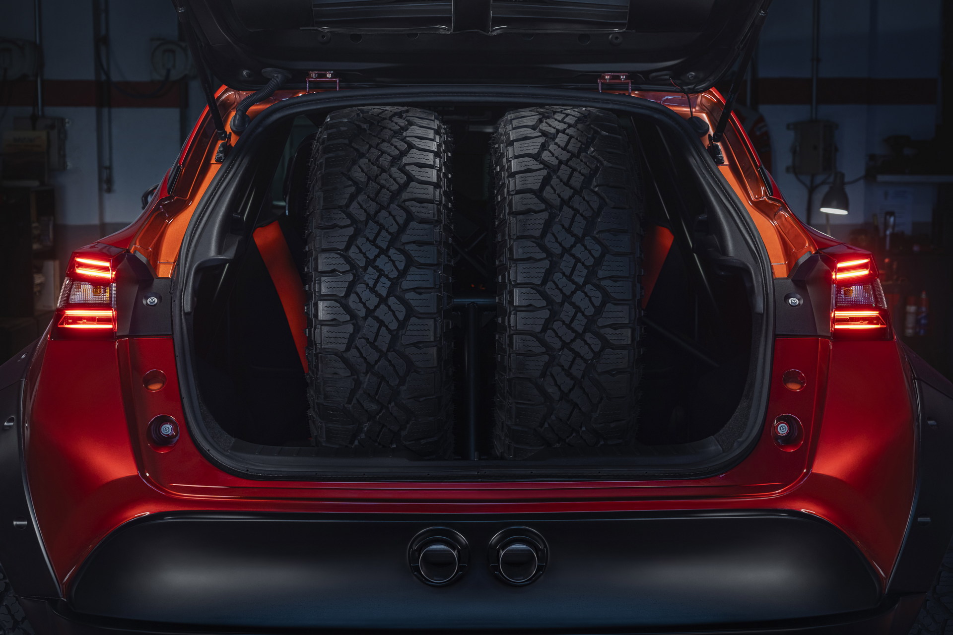 Download 2022 Nissan Juke Hybrid Rally Tribute Concept - Trunk HD Wallpaper 1920x1280 #81