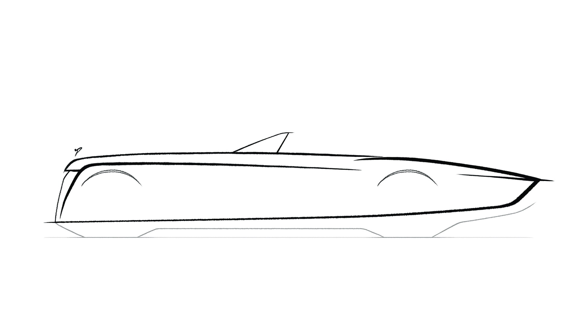 Download 2022 Rolls-Royce Boat Tail - Design Sketch HD Wallpaper 1920x1097 #51