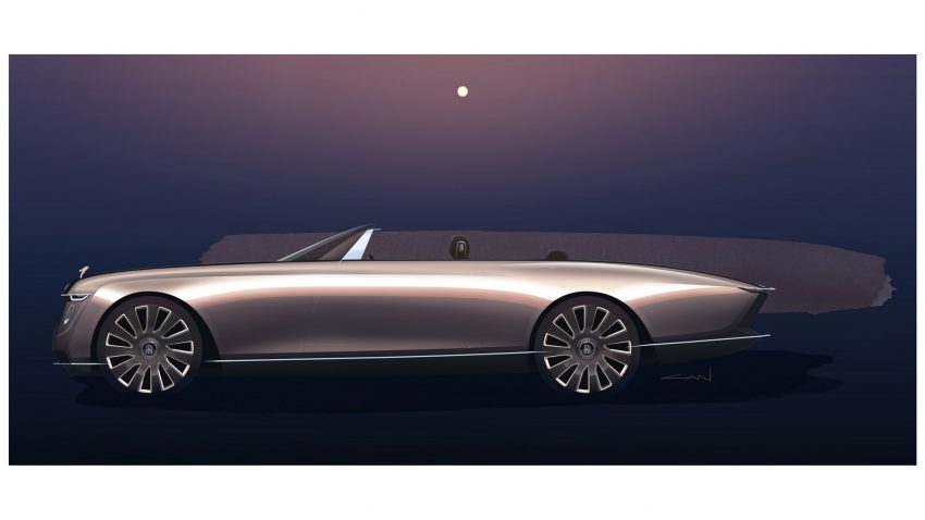 2022 Rolls-Royce Boat Tail - Design Sketch Wallpaper 850x478 #43