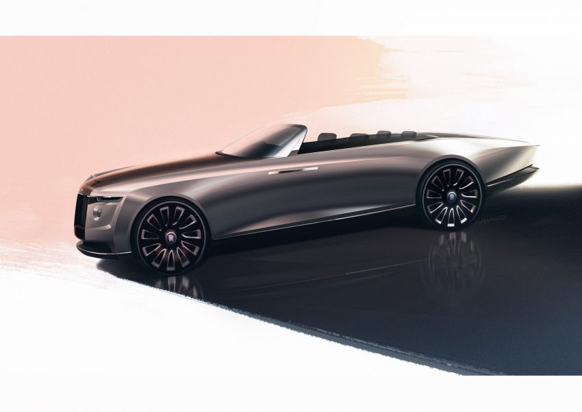 2022 Rolls-Royce Boat Tail - Design Sketch Wallpaper 850x601 #46