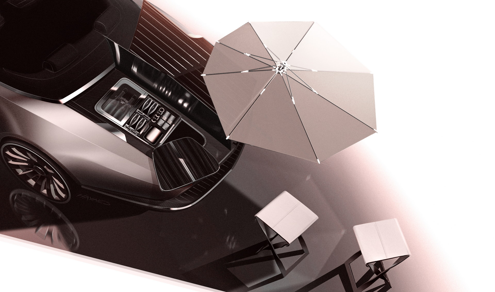 Download 2022 Rolls-Royce Boat Tail - Design Sketch HD Wallpaper 1920x1133 #48