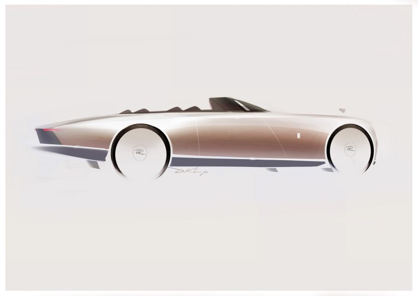 2022 Rolls-Royce Boat Tail - Design Sketch Wallpaper 850x601 #50