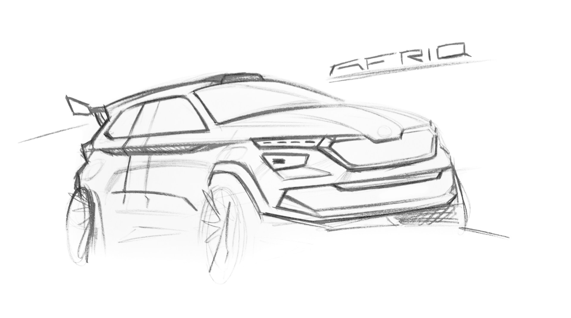 Download 2022 Skoda Afriq Concept - Design Sketch HD Wallpaper 1920x1070 #50