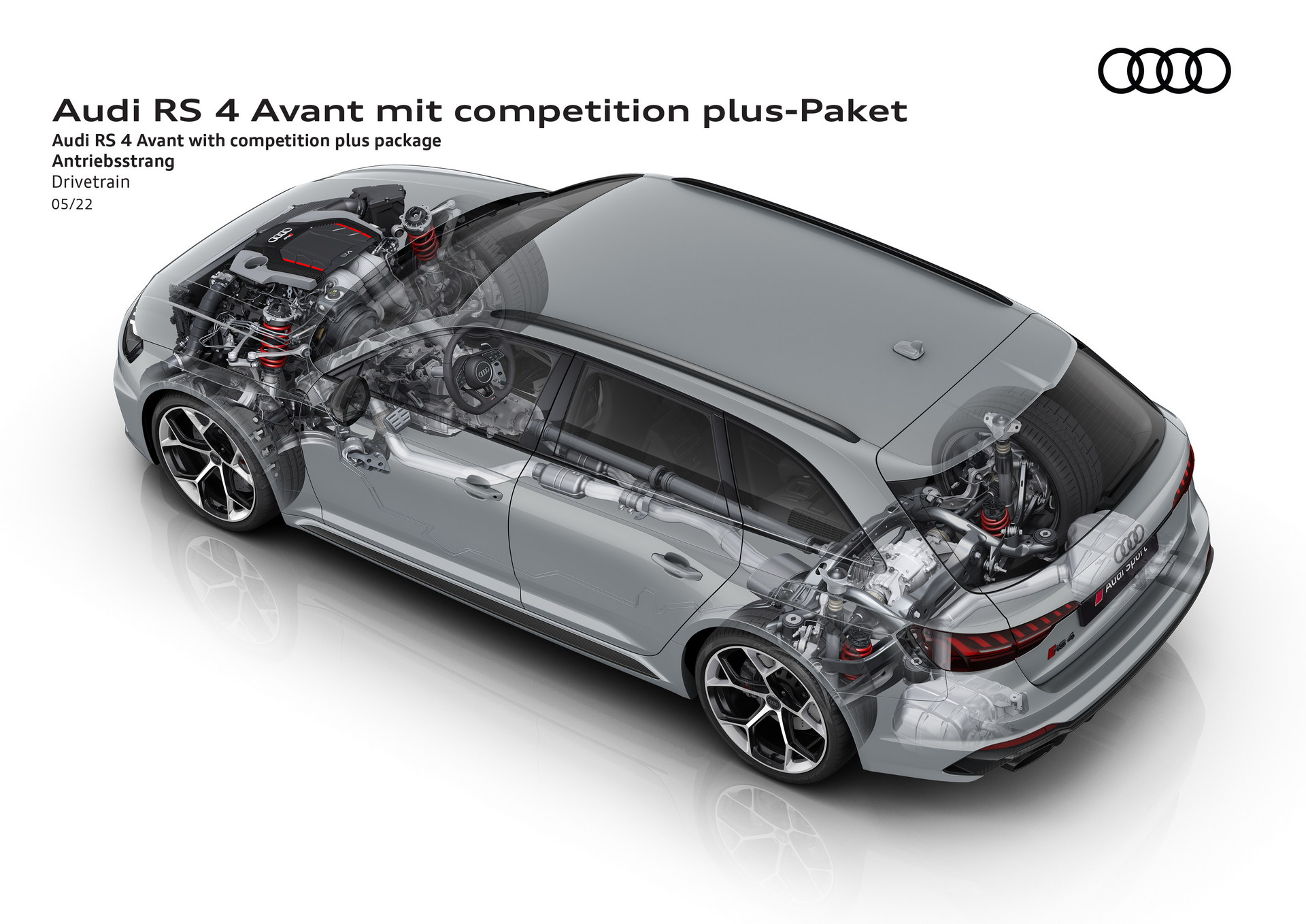 Download 2023 Audi RS4 Avant Competition Plus - Drivetrain HD Wallpaper 1920x1358 #40