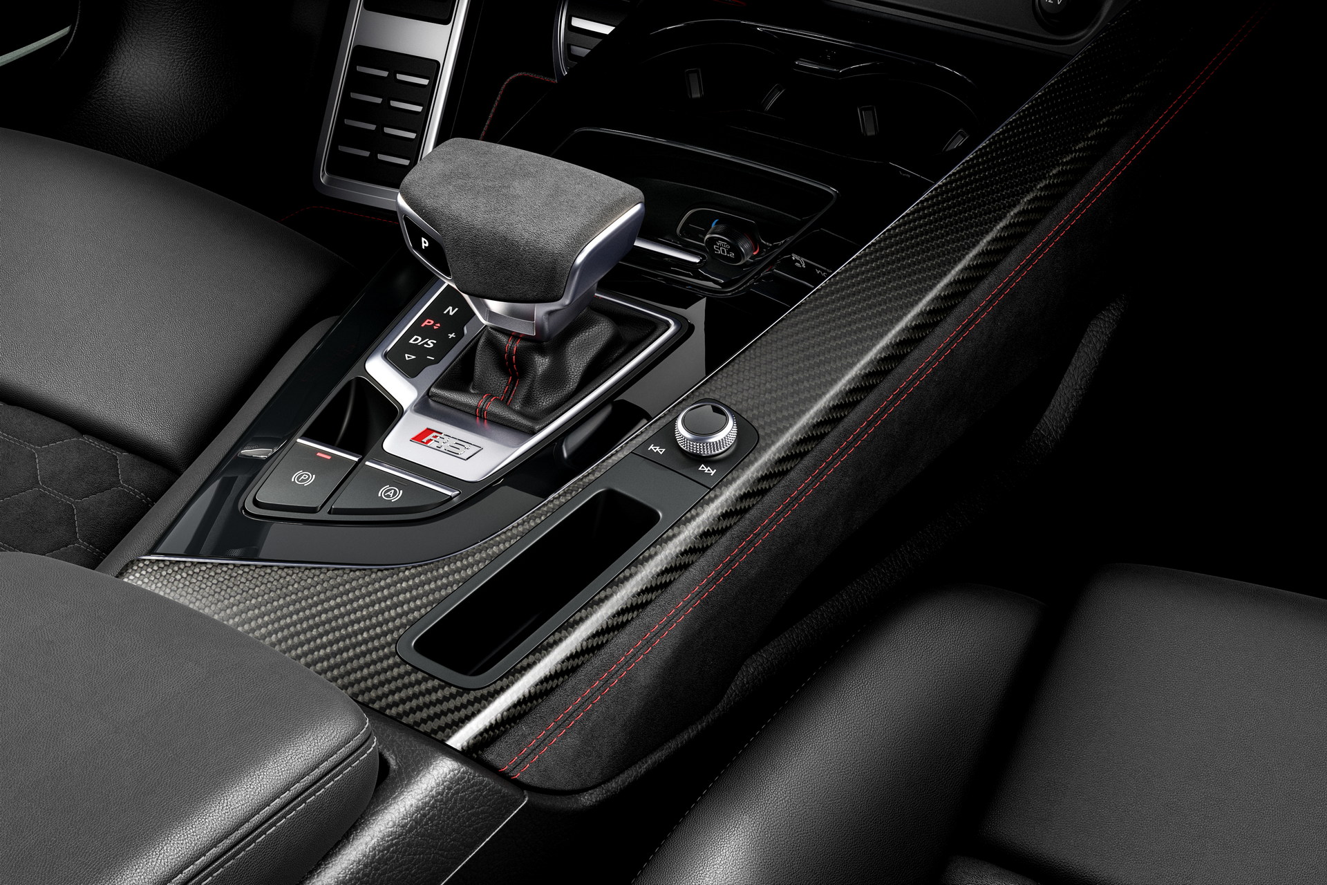 Download 2023 Audi RS4 Avant Competition Plus - Interior, Detail HD Wallpaper 1920x1280 #37
