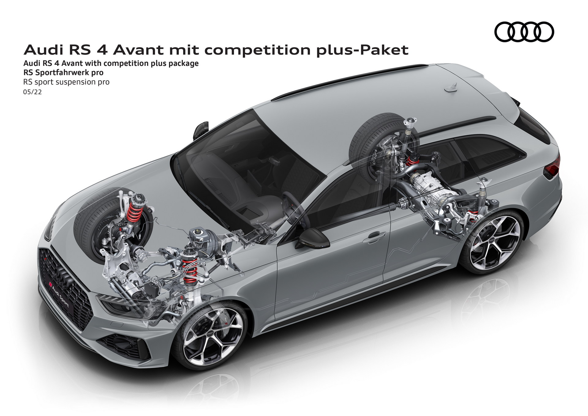Download 2023 Audi RS4 Avant Competition Plus - RS sport suspension pro HD Wallpaper 1920x1358 #43