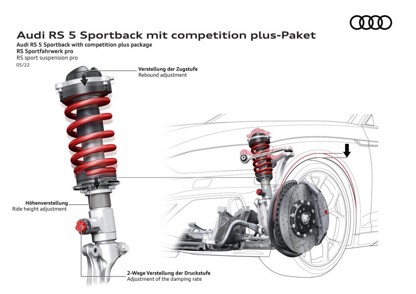 2023 Audi RS4 Avant Competition Plus - RS sport suspension pro Wallpaper 850x601 #47
