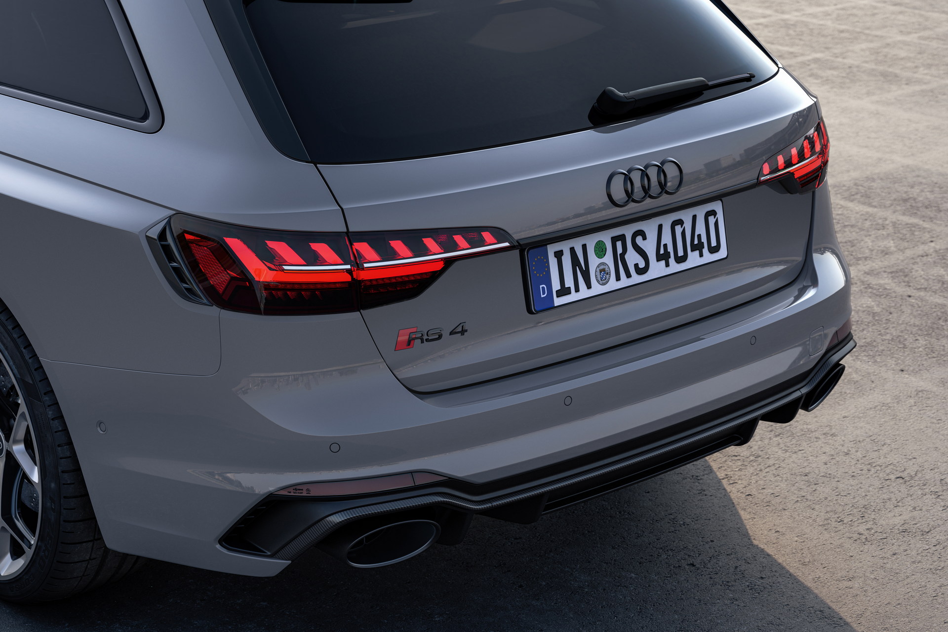 Download 2023 Audi RS4 Avant Competition Plus - Rear HD Wallpaper 1920x1280 #31
