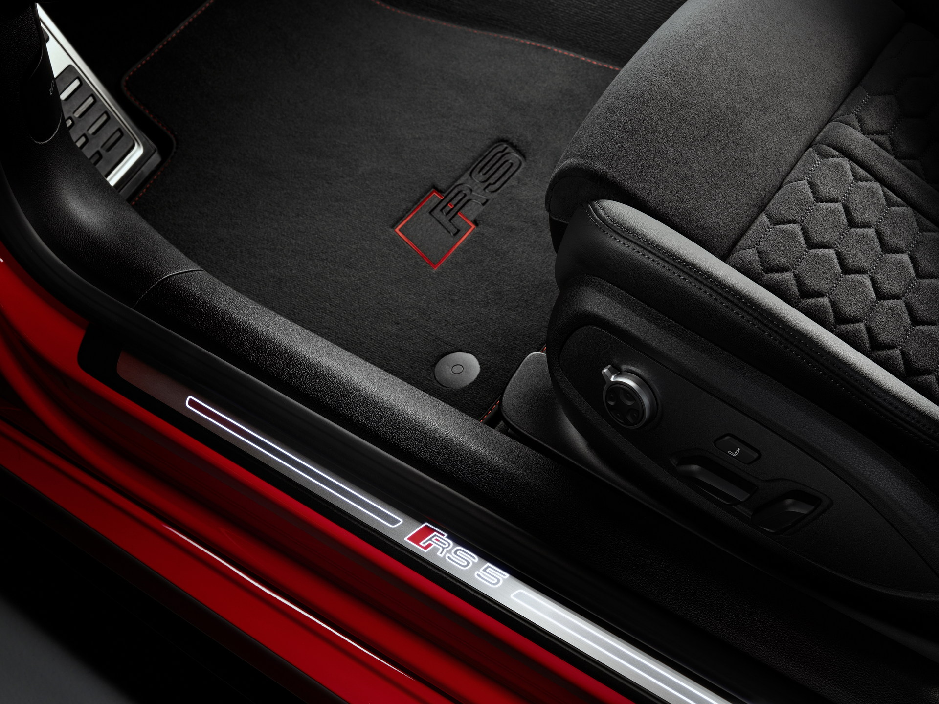 Download 2023 Audi RS5 Coupé Competition Plus - Door Sill HD Wallpaper 1920x1440 #86