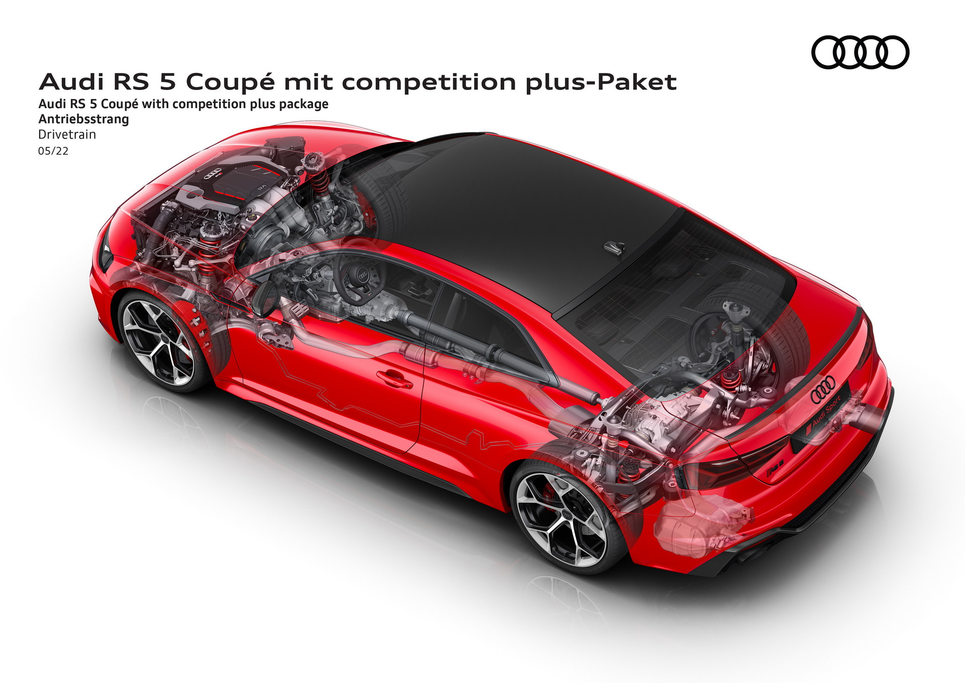 Download 2023 Audi RS5 Coupé Competition Plus - Drivetrain HD Wallpaper 1920x1358 #105