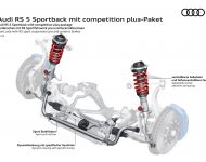 2023 Audi RS5 Coupé Competition Plus - Front axle with RS sport suspension pro and ceramic brakes Wallpaper 190x150