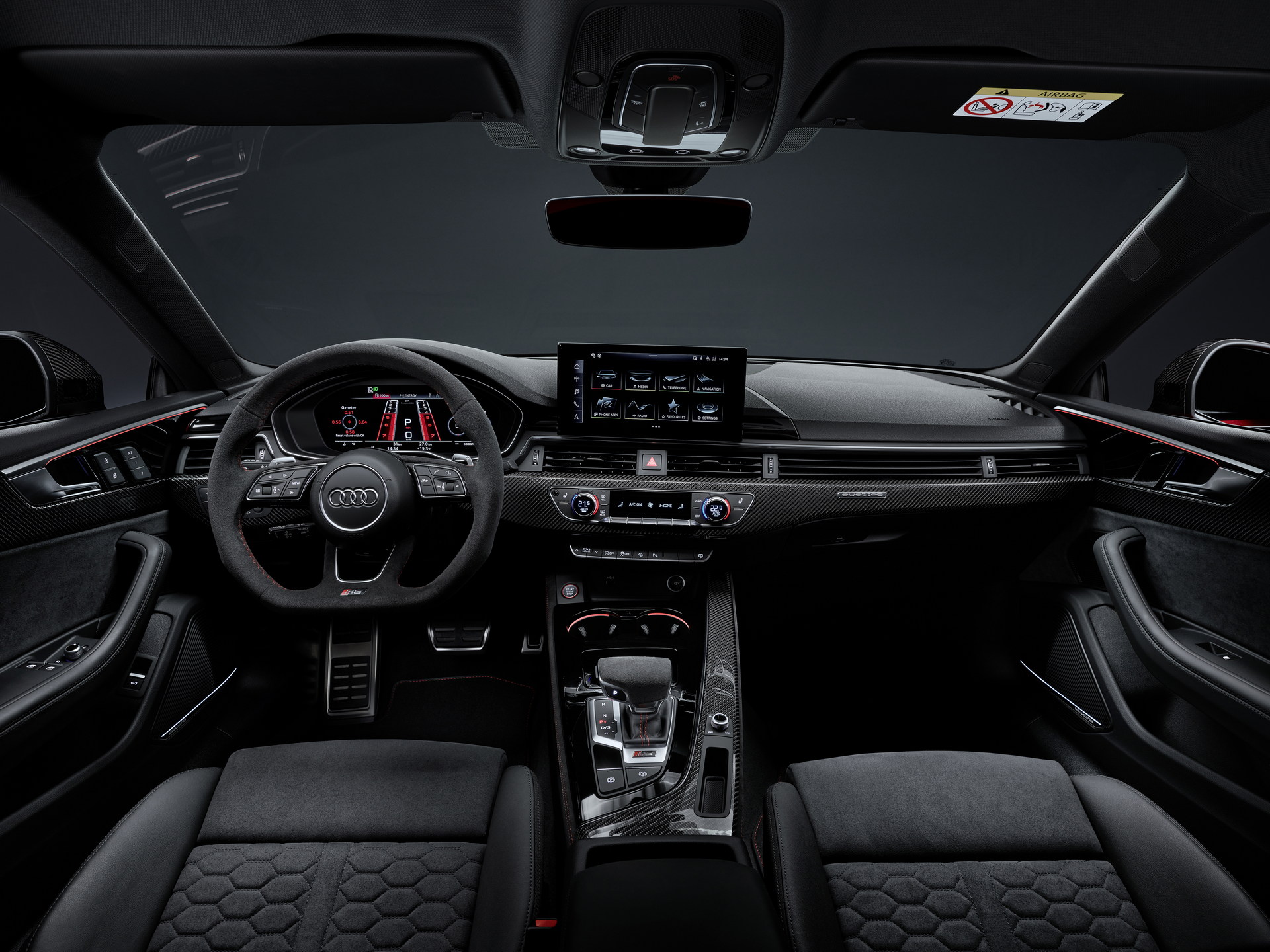 Download 2023 Audi RS5 Coupé Competition Plus - Interior, Cockpit HD Wallpaper 1920x1440 #90