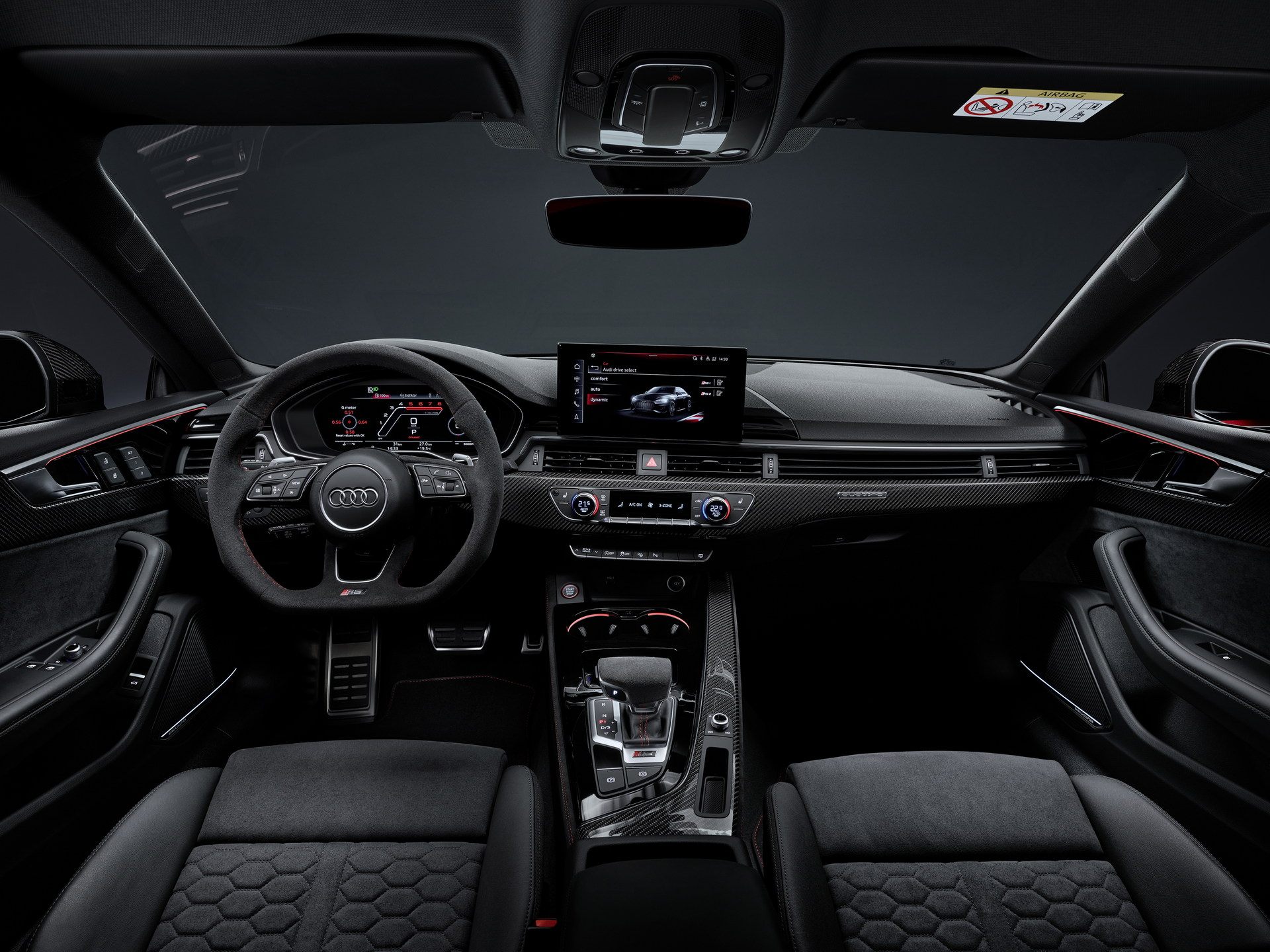 Download 2023 Audi RS5 Coupé Competition Plus - Interior, Cockpit HD Wallpaper 1920x1440 #94
