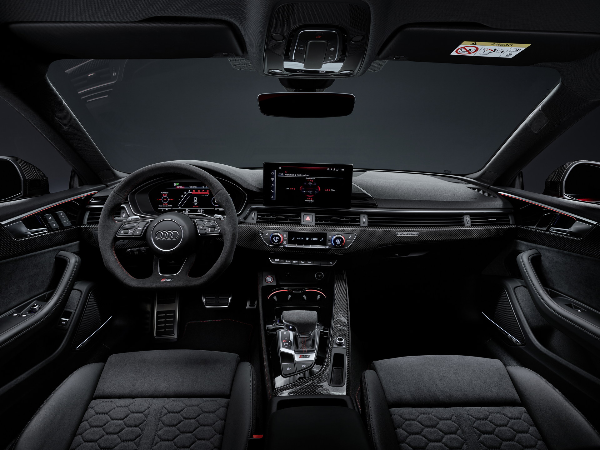 Download 2023 Audi RS5 Coupé Competition Plus - Interior, Cockpit HD Wallpaper 1920x1440 #95