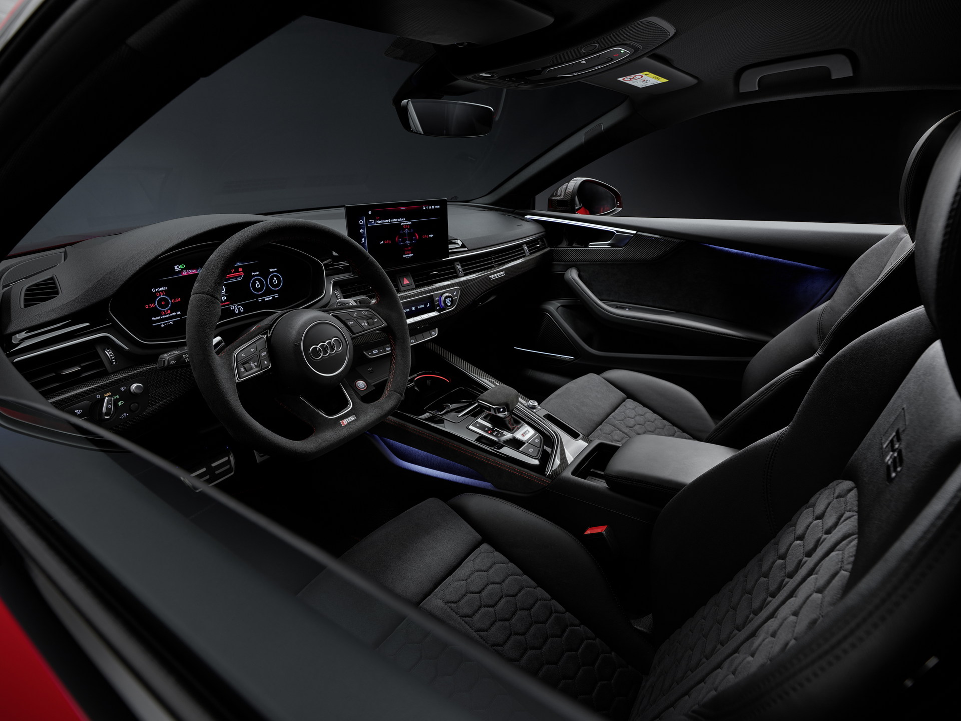 Download 2023 Audi RS5 Coupé Competition Plus - Interior HD Wallpaper 1920x1440 #87