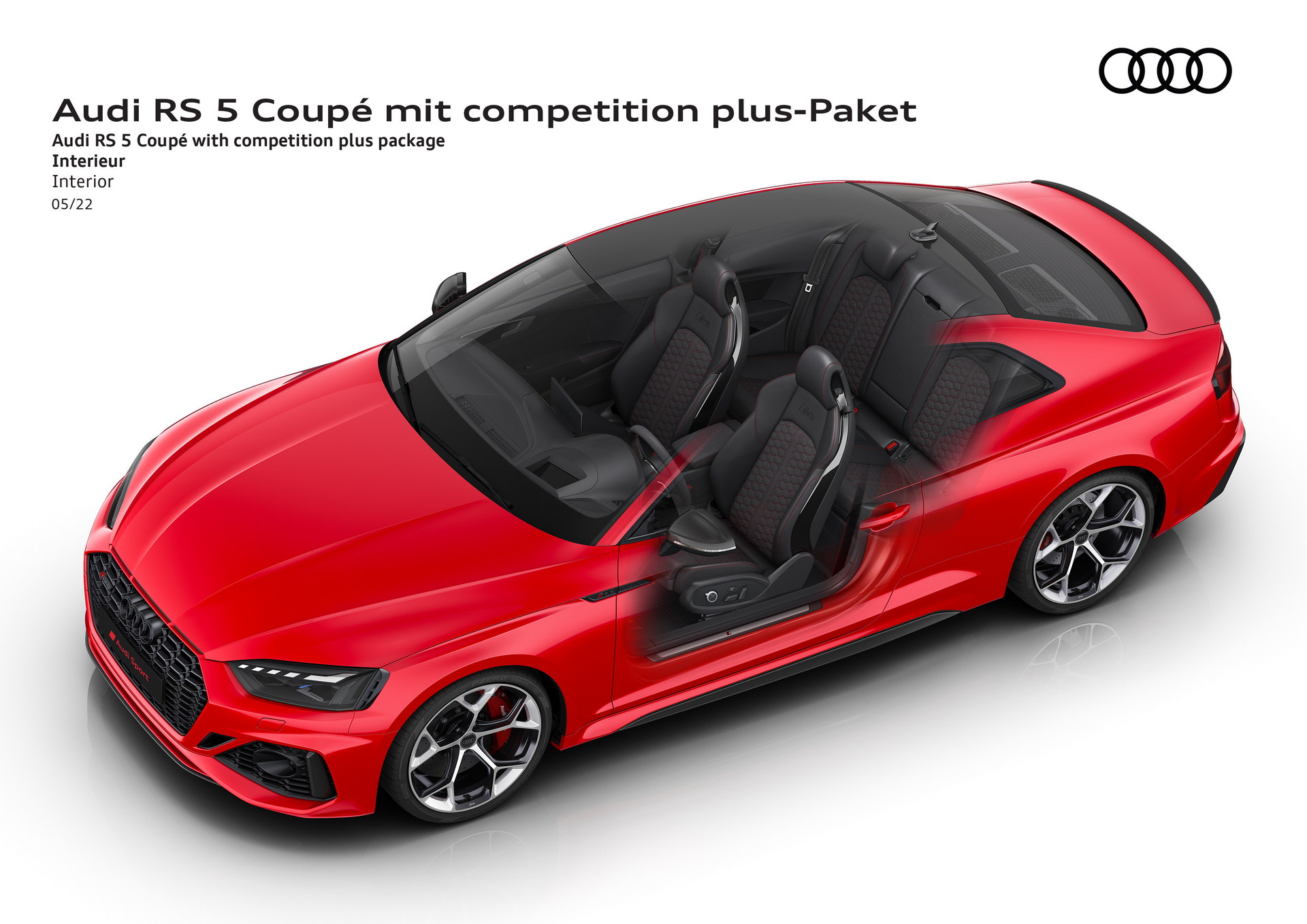 Download 2023 Audi RS5 Coupé Competition Plus - Interior HD Wallpaper 1920x1358 #106