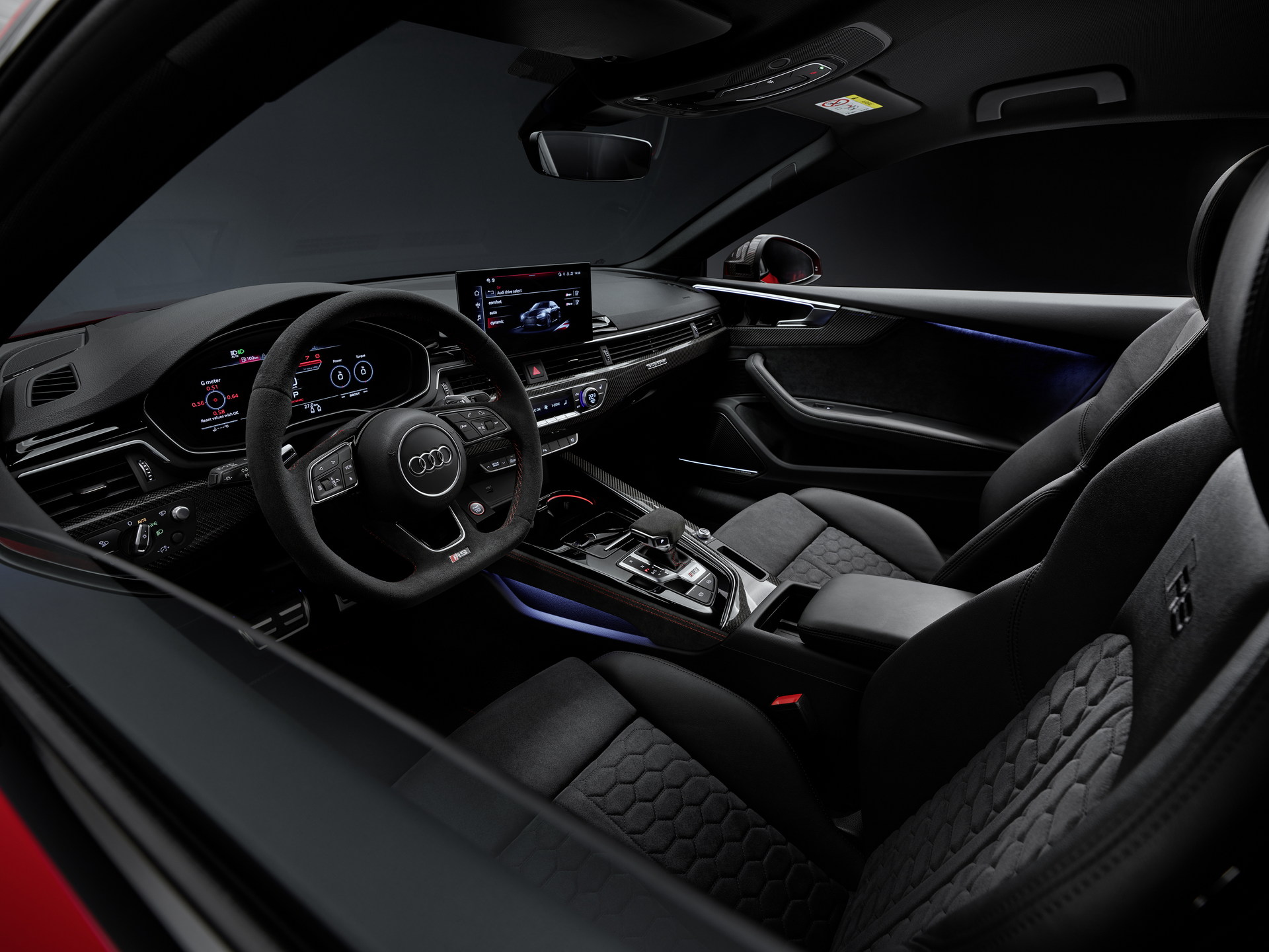 Download 2023 Audi RS5 Coupé Competition Plus - Interior HD Wallpaper 1920x1440 #88