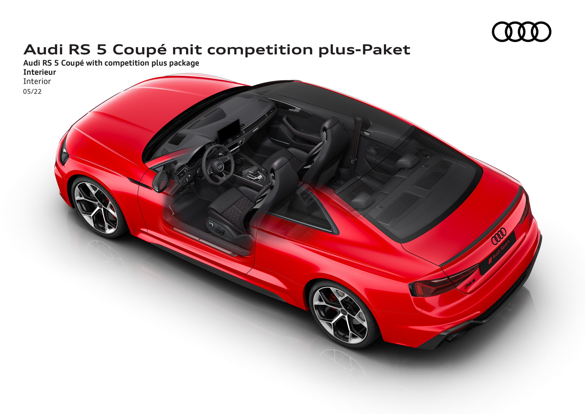 Download 2023 Audi RS5 Coupé Competition Plus - Interior HD Wallpaper 1920x1358 #107