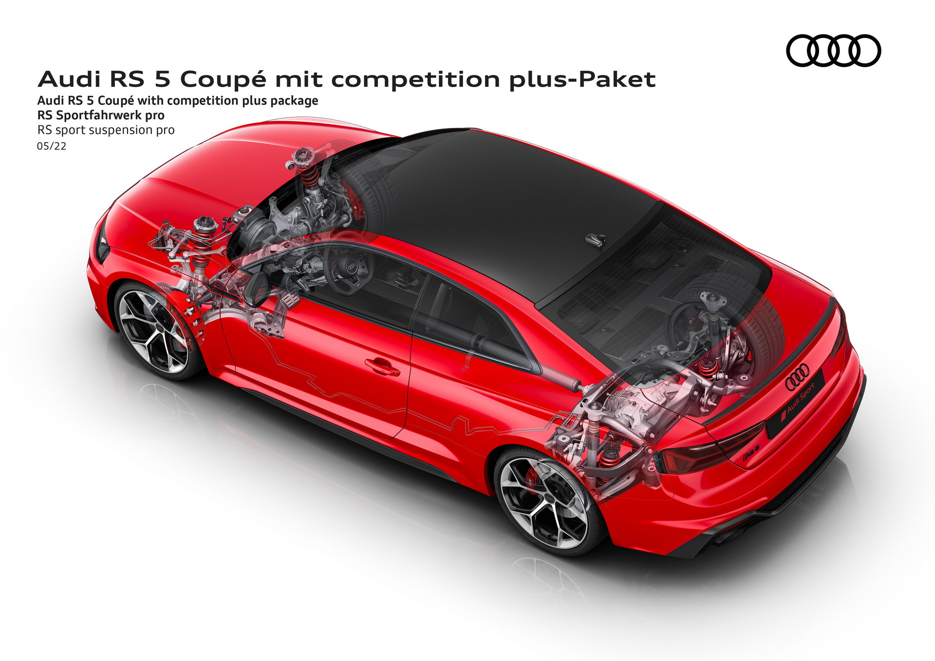Download 2023 Audi RS5 Coupé Competition Plus - RS sport suspension pro HD Wallpaper 1920x1358 #109