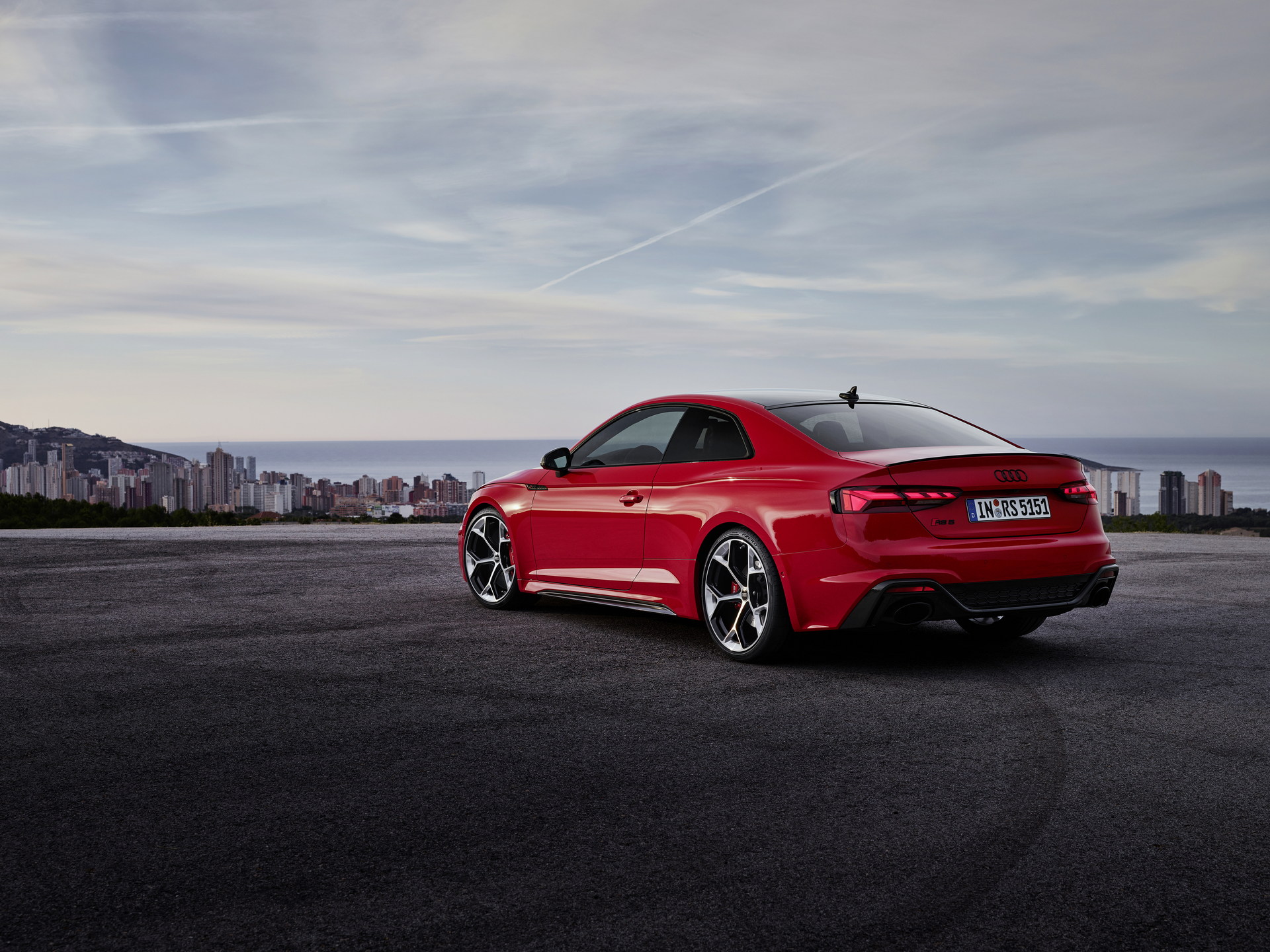 Download 2023 Audi RS5 Coupé Competition Plus - Rear Three-Quarter HD Wallpaper 1920x1440 #28