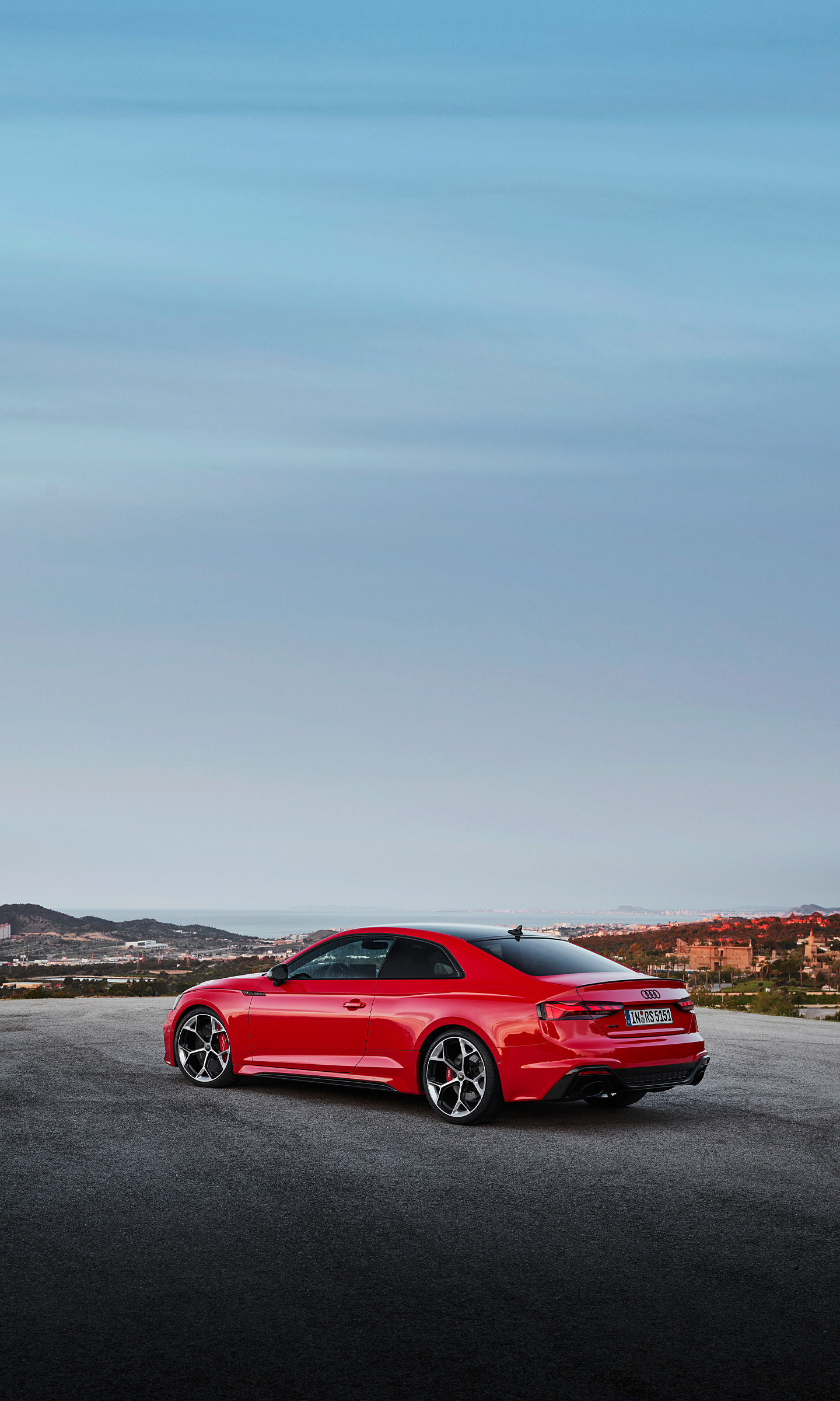 Download 2023 Audi RS5 Coupé Competition Plus - Rear Three-Quarter HD Phone Wallpaper 1440x2400 #29