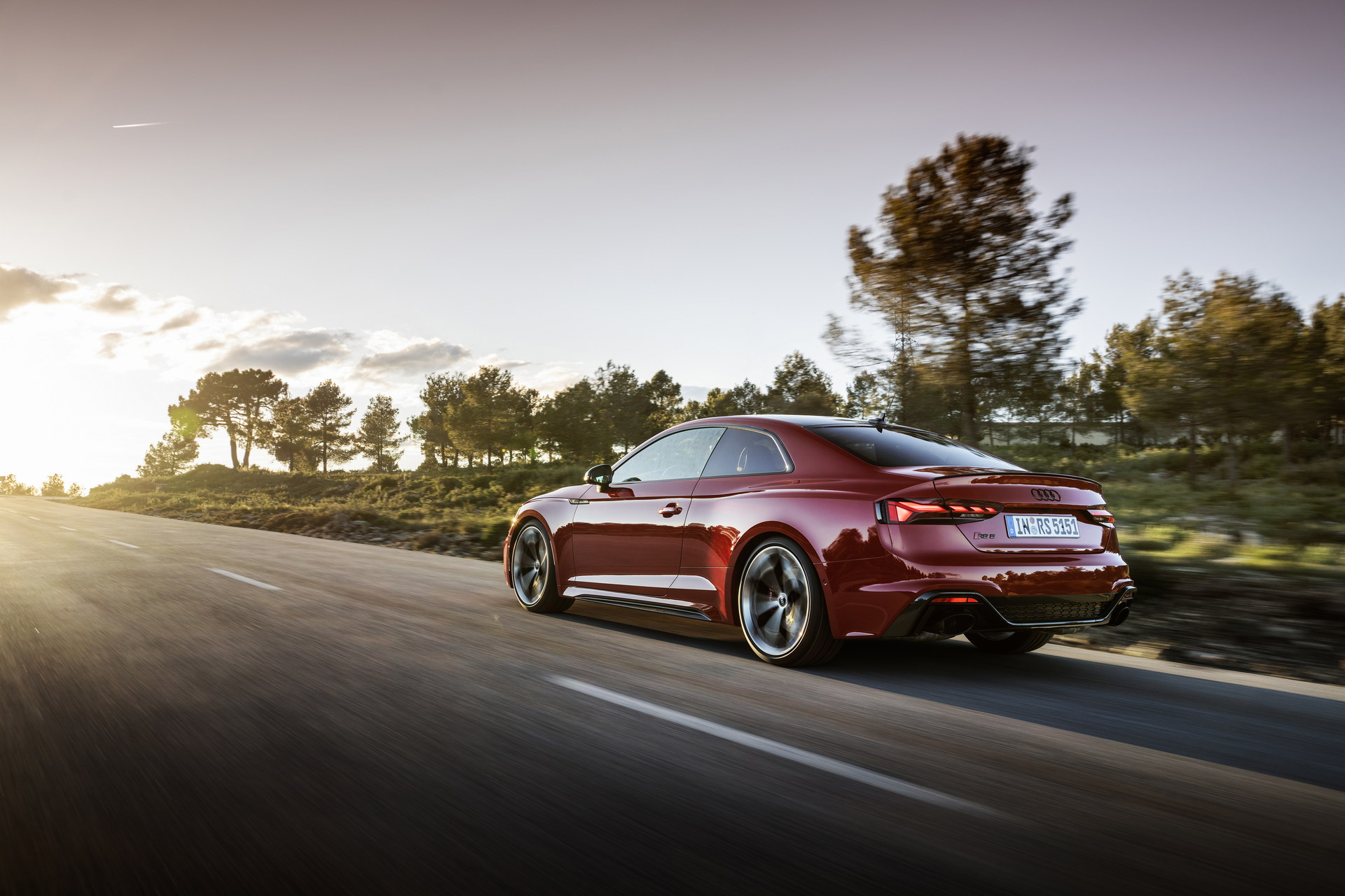 Download 2023 Audi RS5 Coupé Competition Plus - Rear Three-Quarter HD Wallpaper 1920x1280 #9