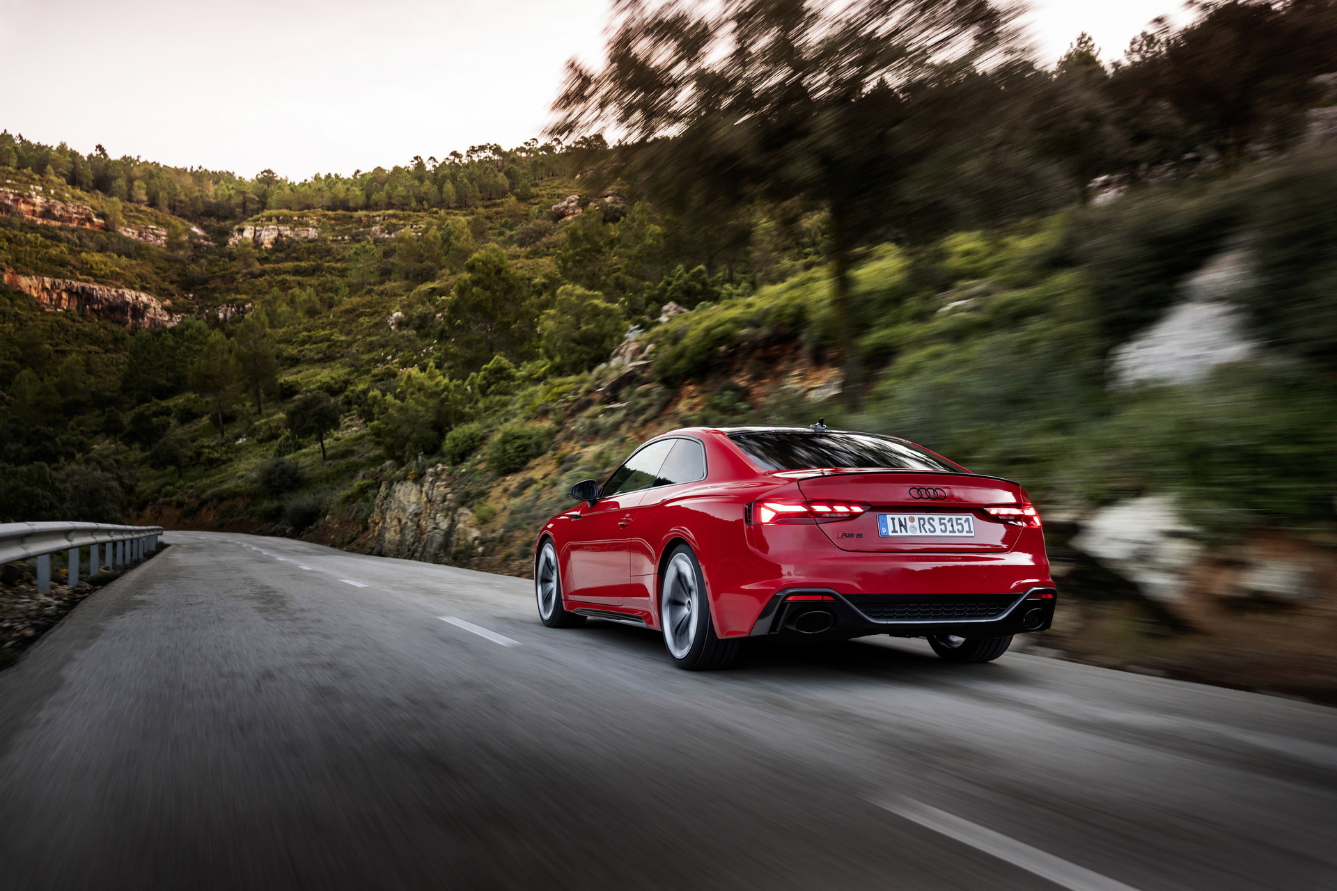 Download 2023 Audi RS5 Coupé Competition Plus - Rear Three-Quarter HD Wallpaper 1920x1280 #10