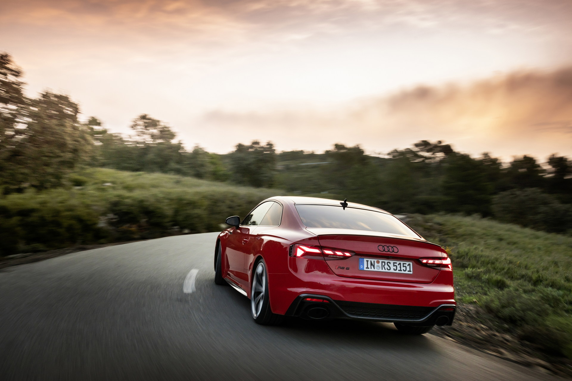 Download 2023 Audi RS5 Coupé Competition Plus - Rear HD Wallpaper 1920x1280 #12
