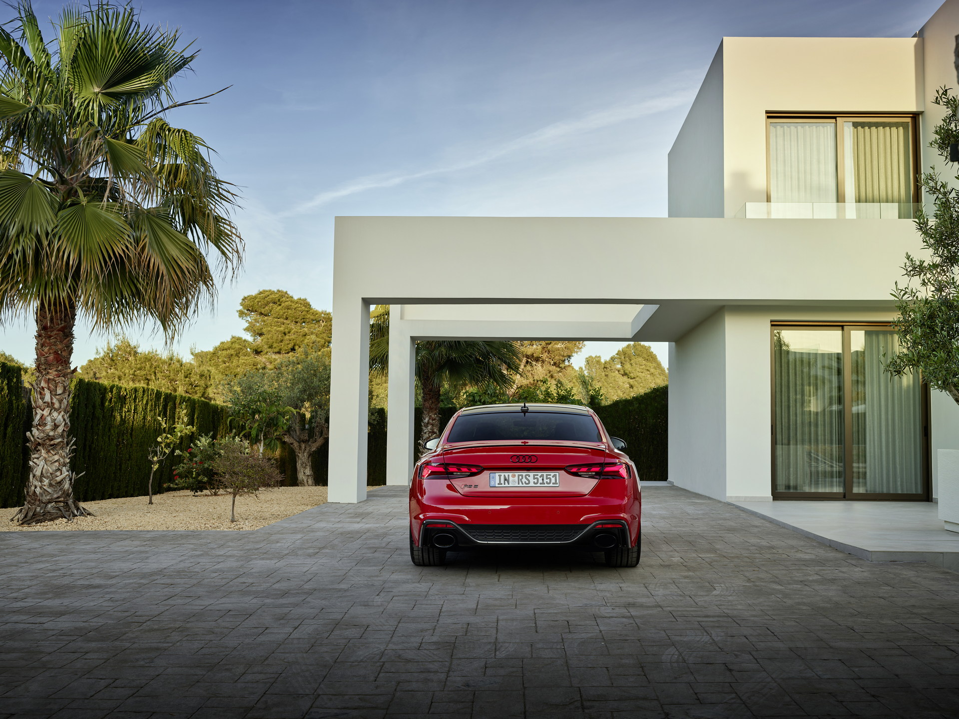 Download 2023 Audi RS5 Coupé Competition Plus - Rear HD Wallpaper 1920x1440 #56