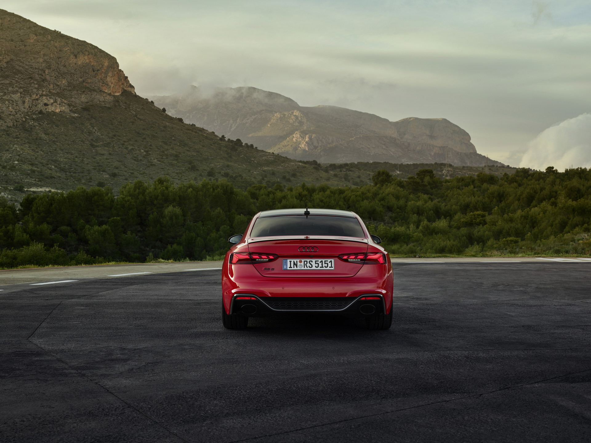 Download 2023 Audi RS5 Coupé Competition Plus - Rear HD Wallpaper 1920x1440 #36