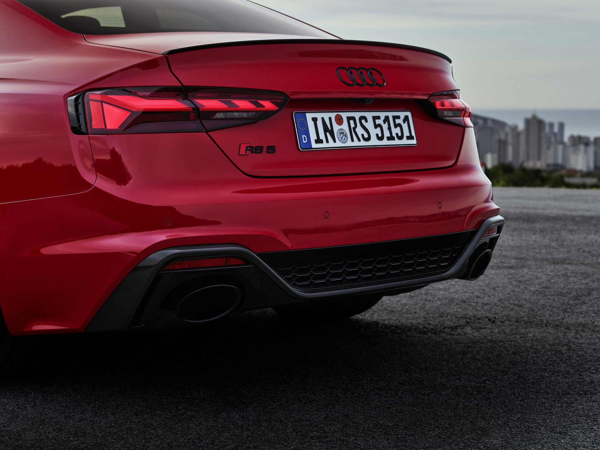 Download 2023 Audi RS5 Coupé Competition Plus - Rear HD Wallpaper 1920x1440 #80